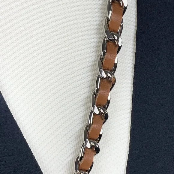 🌸 Laura Di Maggio Bag - Brown Quilted Leather Bag - NWT - Picture 7 of 8